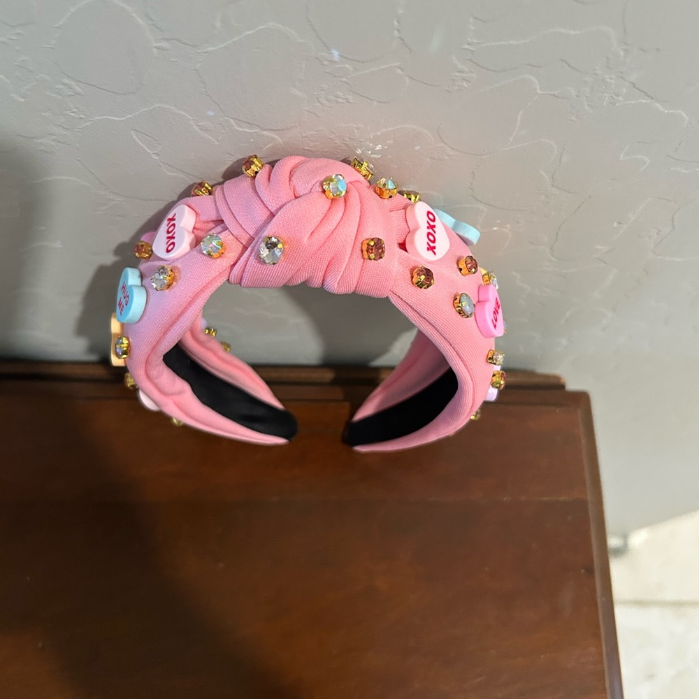 Pink Embellished Knot Headband for All